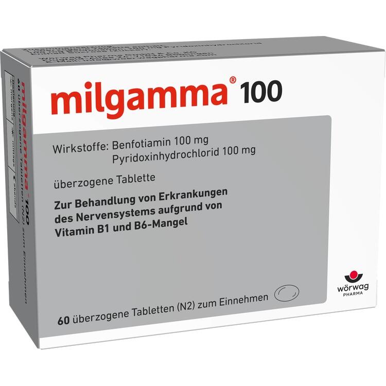 MILGAMMA 100 mg überzogene Tabletten 60 St