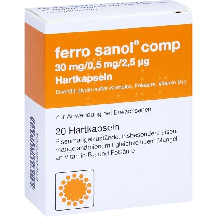 FERRO SANOL comp. Hartkaps.m.msr.überz.Pellets 20 St