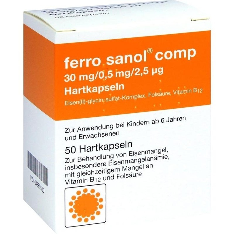 FERRO SANOL comp. Hartkaps.m.msr.überz.Pellets 50 St