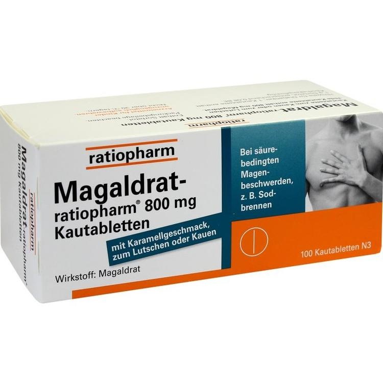 MAGALDRAT-ratiopharm 800 mg Tabletten 100 St