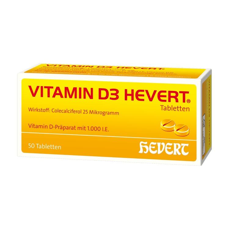 VITAMIN D3 HEVERT Tabletten 50 St