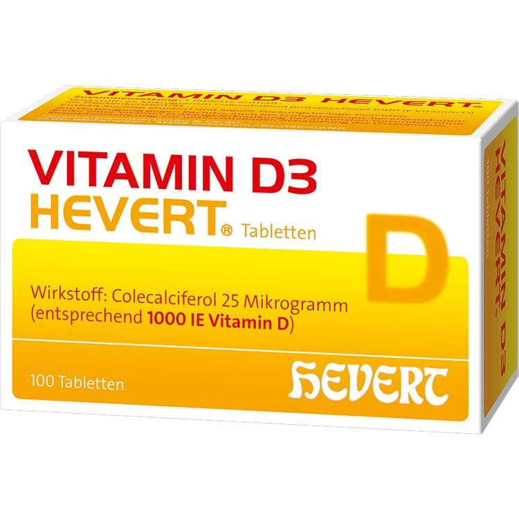 VITAMIN D3 HEVERT Tabletten 100 St