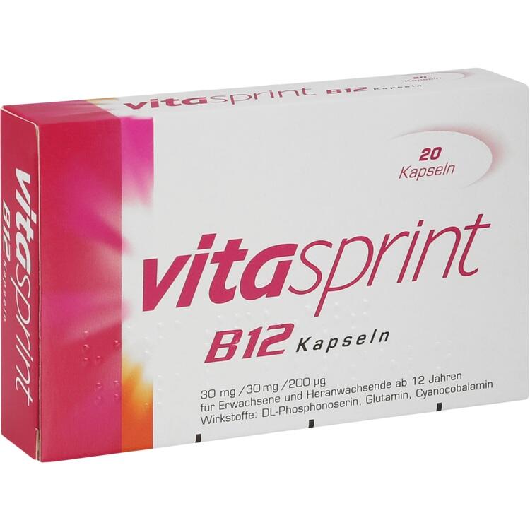 VITASPRINT B12 Kapseln 20 St