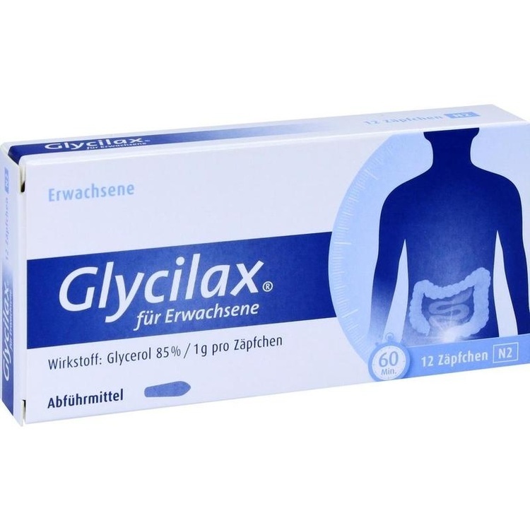 GLYCILAX Suppositorien für Erwachsene 12 St