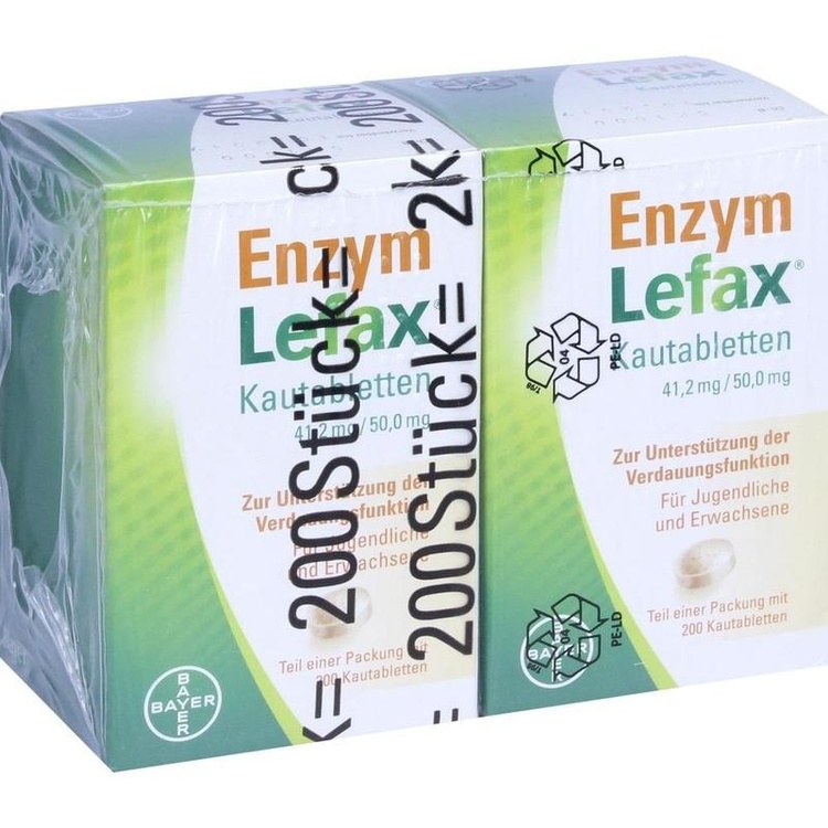 ENZYM LEFAX Kautabletten 200 St