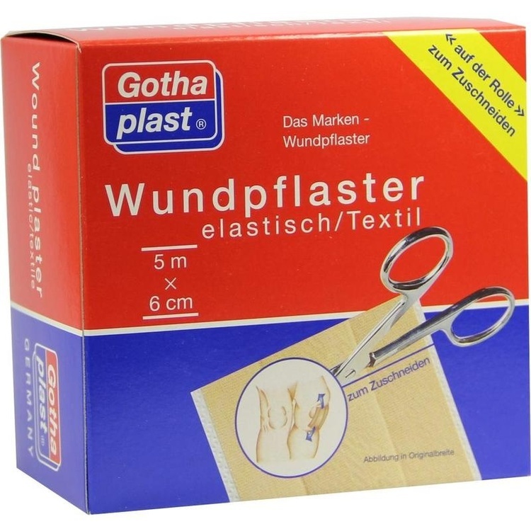 GOTHAPLAST Wundpfl.elast.6 cmx5 m Rolle 1 St