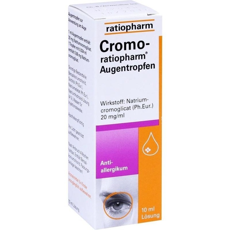 CROMO-RATIOPHARM Augentropfen 10 ml