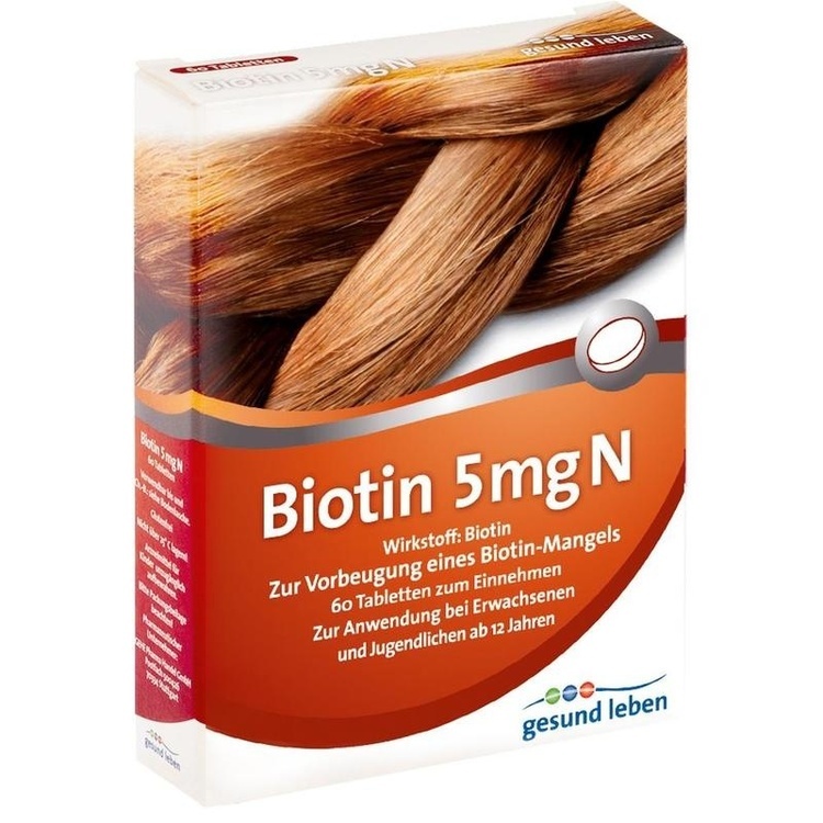 GESUND LEBEN Biotin 5 mg N Tabletten 60 St