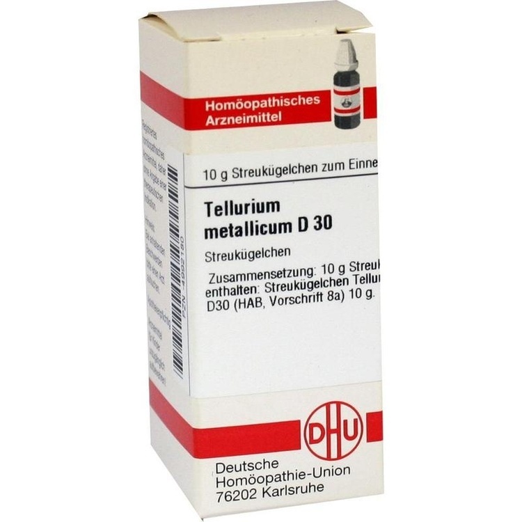 TELLURIUM metallicum D 30 Globuli 10 g