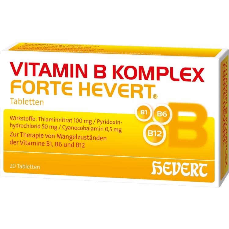 VITAMIN B KOMPLEX forte Hevert Tabletten 20 St