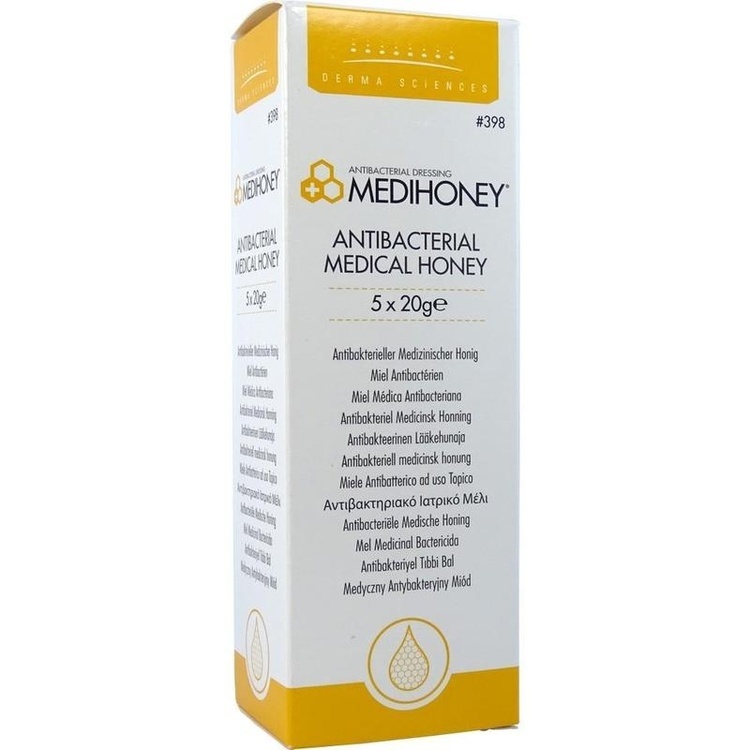 MEDIHONEY antibakterieller medizinischer Honig Gel 5X20 g