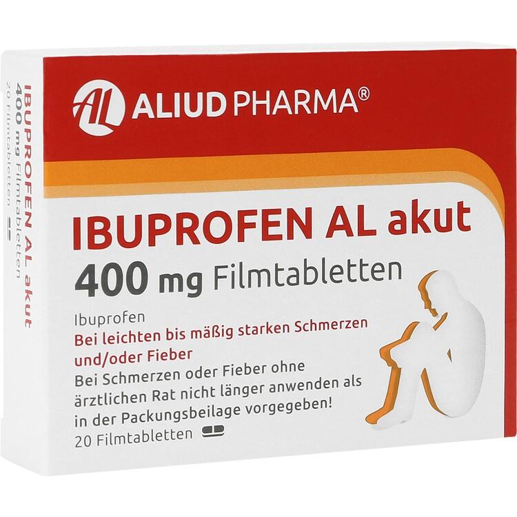 IBUPROFEN AL akut 400 mg Filmtabletten 20 St