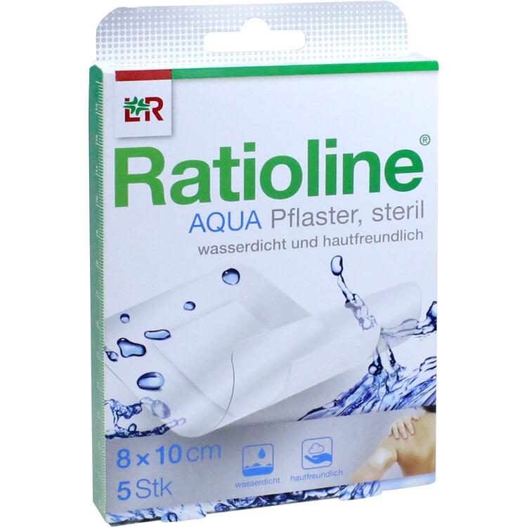 RATIOLINE aqua Duschpflaster Plus 8x10 cm steril 5 St