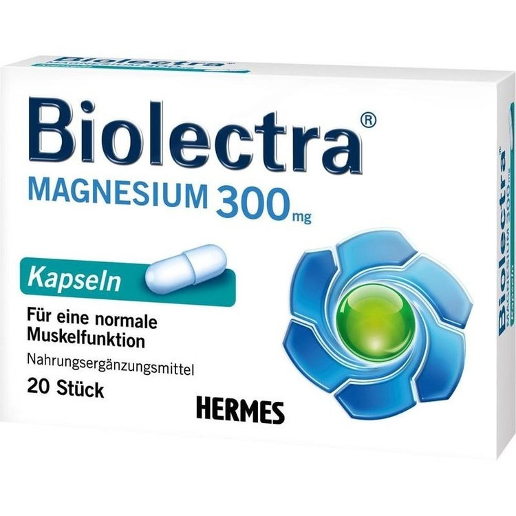 BIOLECTRA Magnesium 300 Kapseln 20 St