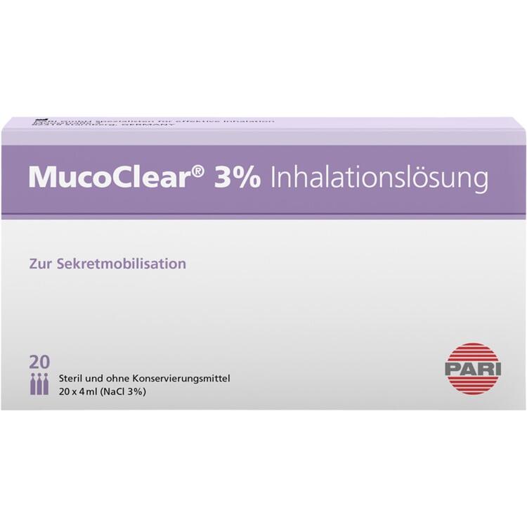 MUCOCLEAR 3% NaCl Inhalationslösung 20X4 ml