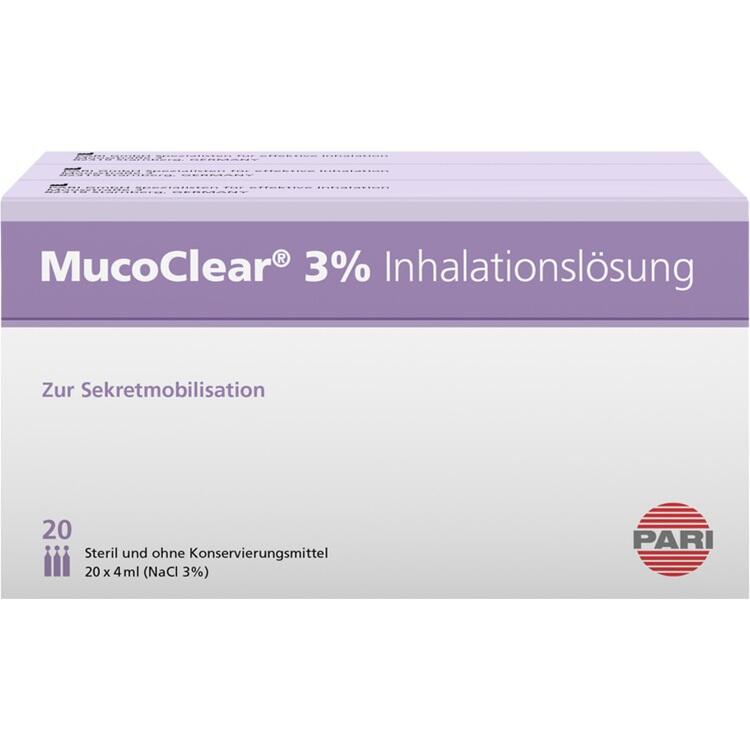 MUCOCLEAR 3% NaCl Inhalationslösung 60X4 ml