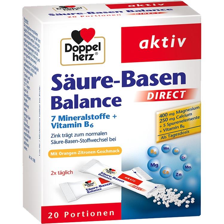 DOPPELHERZ Säure-Basen Balance DIRECT Pellets 20 St
