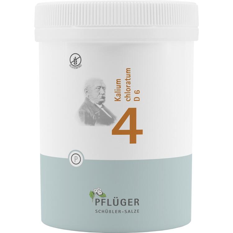 BIOCHEMIE Pflüger 4 Kalium chloratum D 6 Tabletten 1000 St