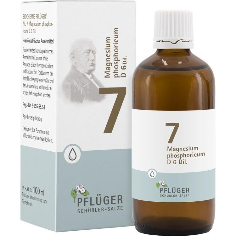 BIOCHEMIE Pflüger 7 Magnesium phosphoricum D 6 Tro 100 ml