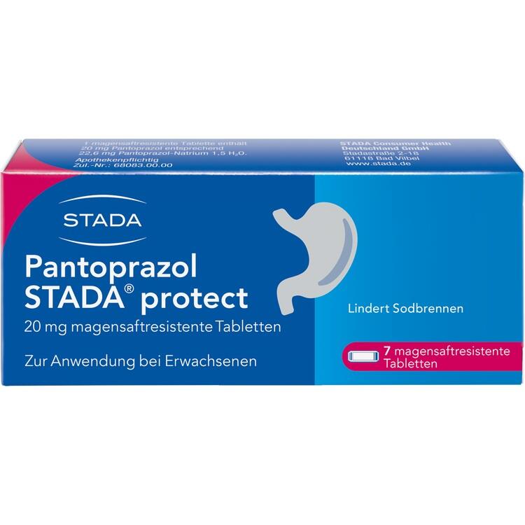 PANTOPRAZOL STADA protect 20 mg magensaftres.Tabl. 7 St