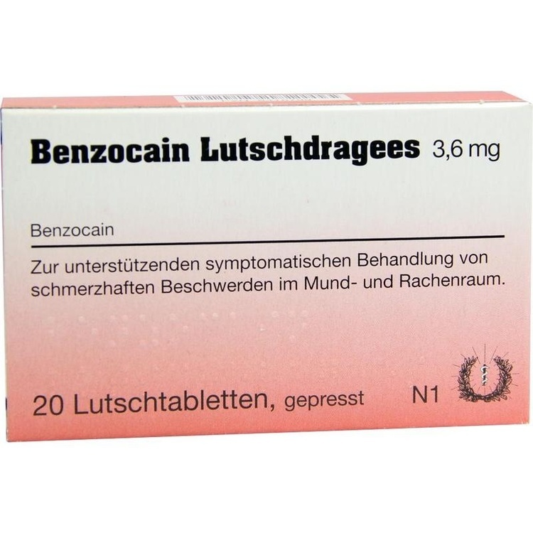 BENZOCAIN Lutschdragees 20 St