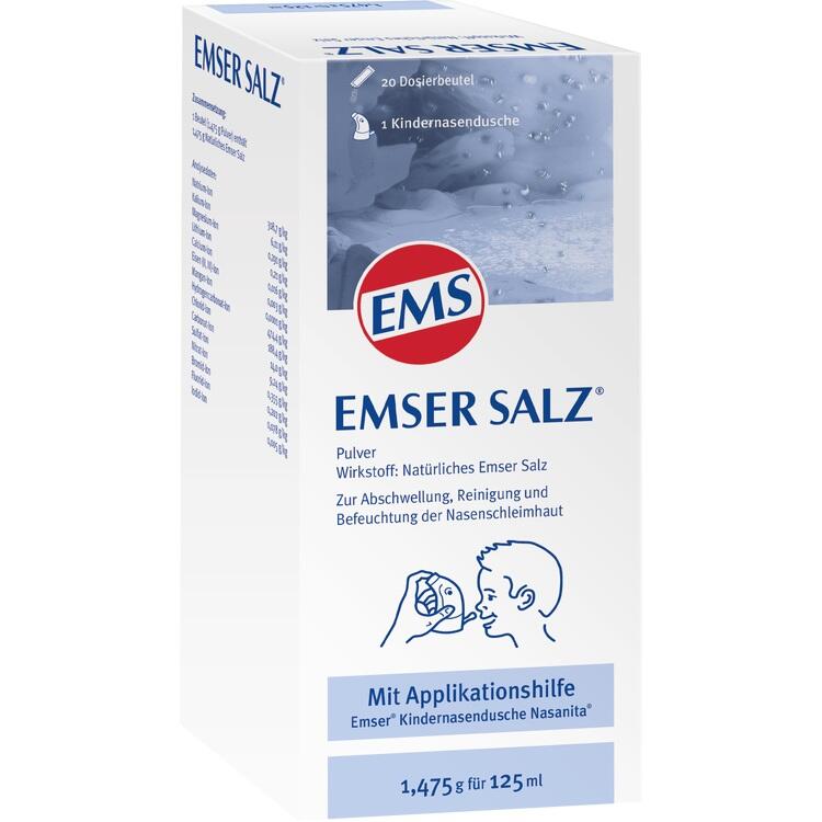 EMSER Salz 1,475 g Komb.m.Nasanita Nasendu.Junior 20 St
