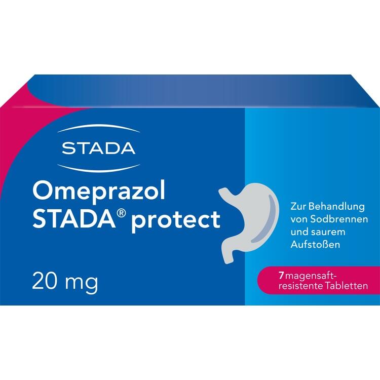 OMEPRAZOL STADA protect 20 mg magensaftr.Tabletten 7 St