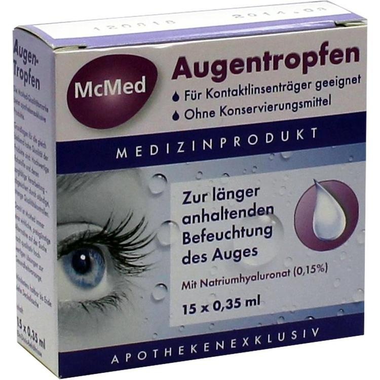 MCMED Augentropfen Einzeldosispipetten 15X0.35 ml