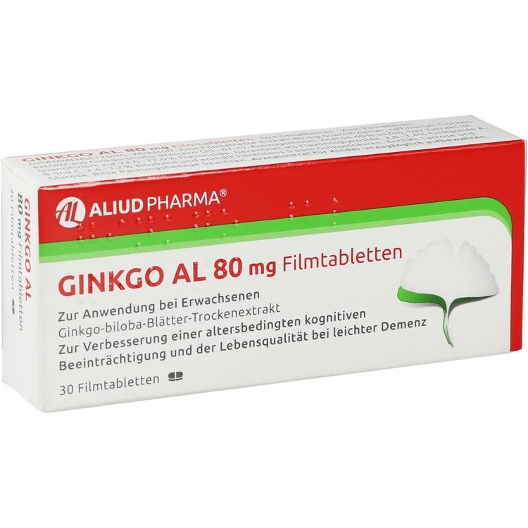GINKGO AL 80 mg Filmtabletten 30 St