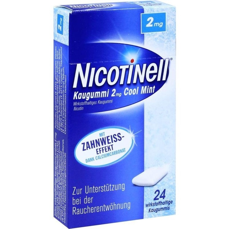 NICOTINELL Kaugummi Cool Mint 2 mg 24 St