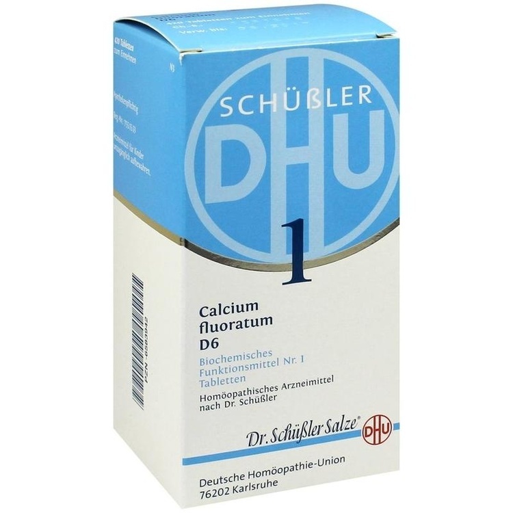 BIOCHEMIE DHU 1 Calcium fluoratum D 6 Tabletten 420 St