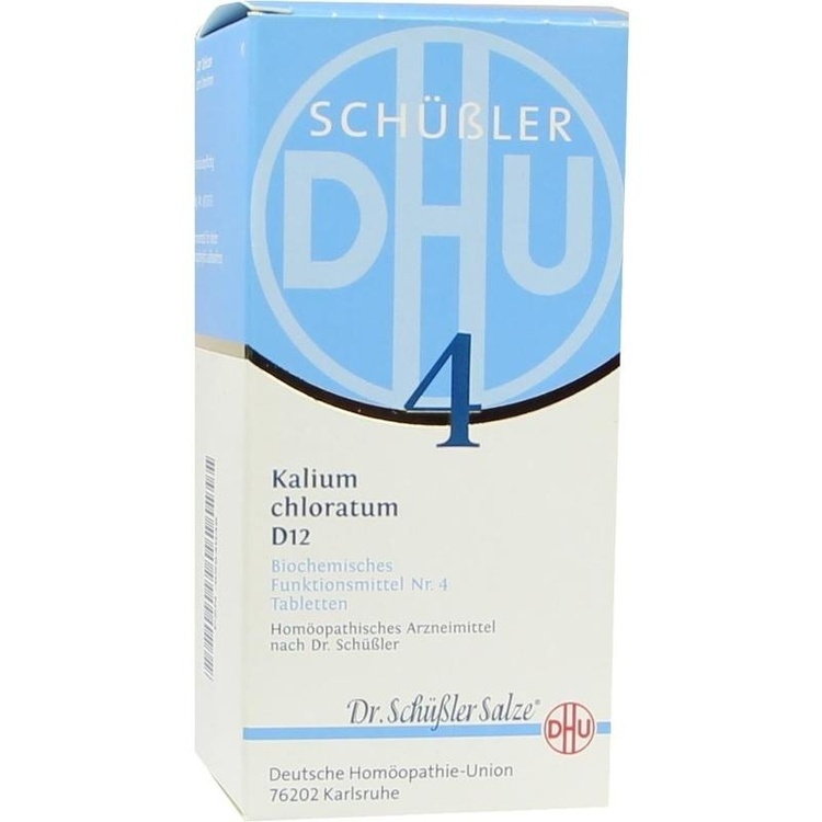BIOCHEMIE DHU 4 Kalium chloratum D 12 Tabletten 420 St