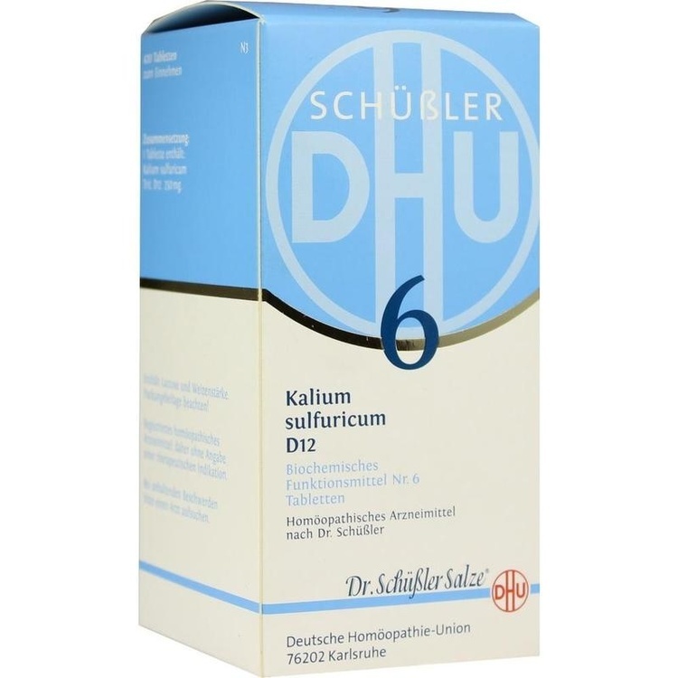 BIOCHEMIE DHU 6 Kalium sulfuricum D 12 Tabletten 420 St