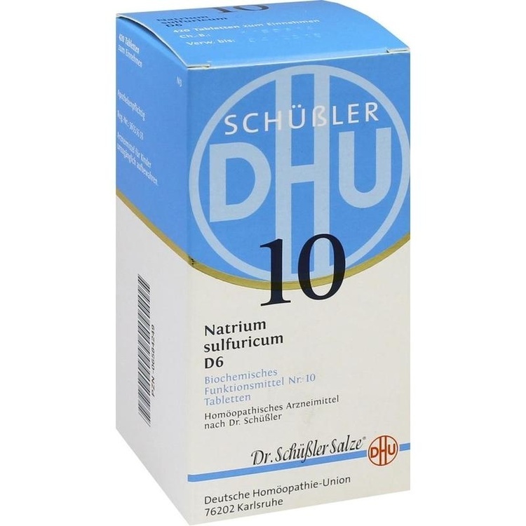 BIOCHEMIE DHU 10 Natrium sulfuricum D 6 Tabletten 420 St