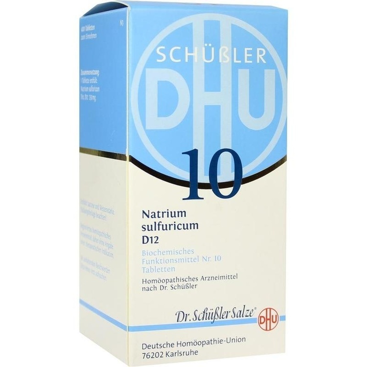BIOCHEMIE DHU 10 Natrium sulfuricum D 12 Tabletten 420 St