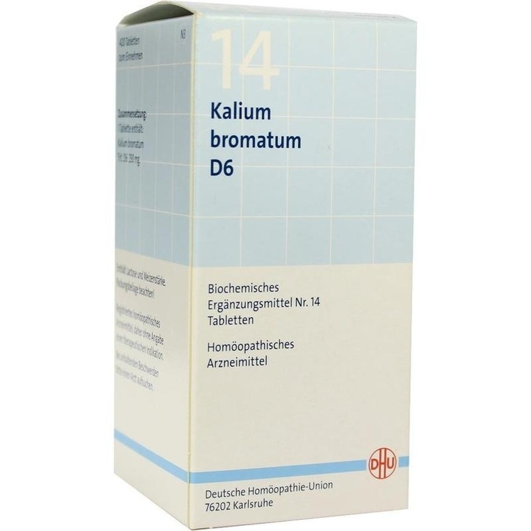 BIOCHEMIE DHU 14 Kalium bromatum D 6 Tabletten 420 St