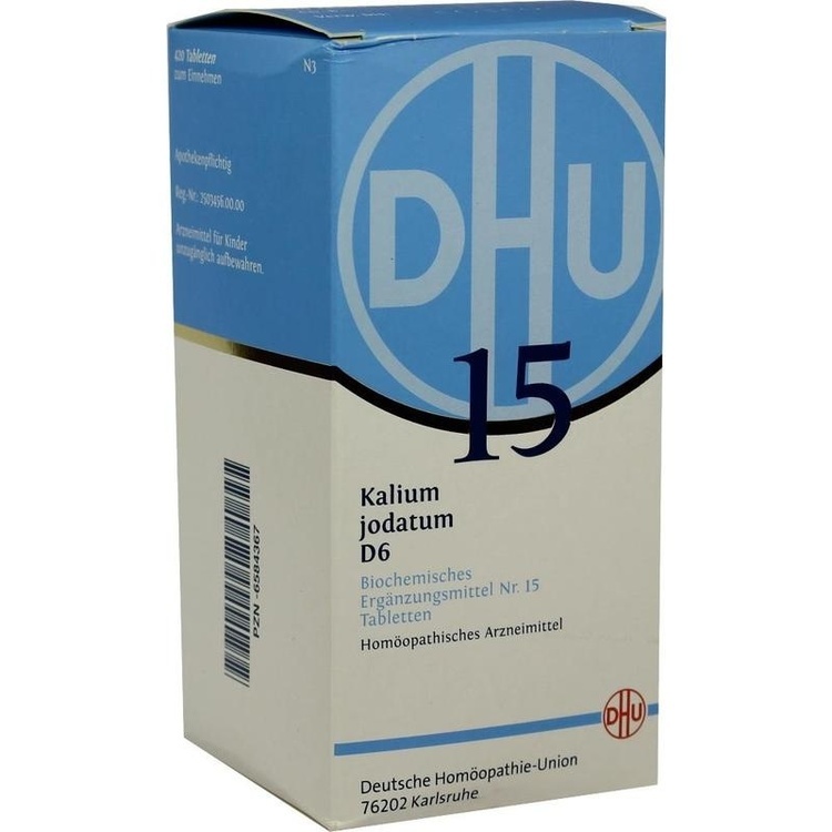 BIOCHEMIE DHU 15 Kalium jodatum D 6 Tabletten 420 St