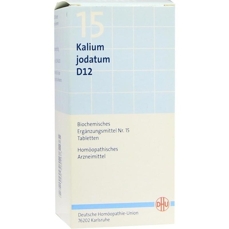 BIOCHEMIE DHU 15 Kalium jodatum D 12 Tabletten 420 St