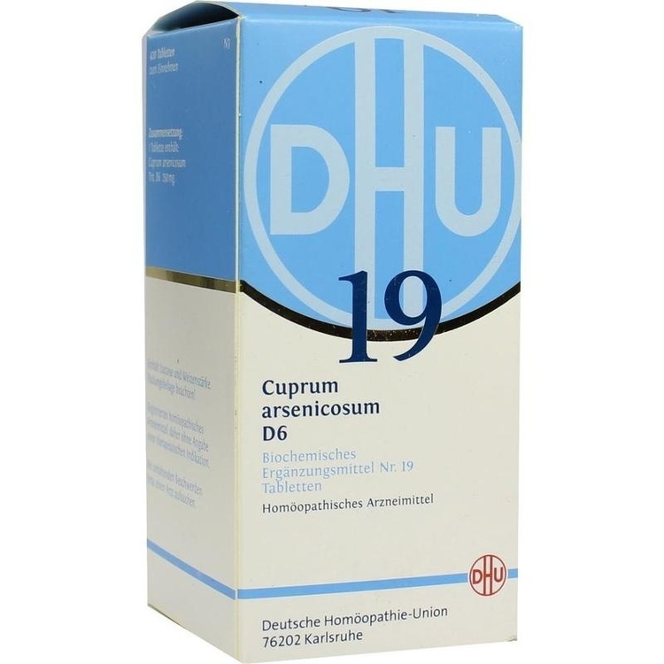 BIOCHEMIE DHU 19 Cuprum arsenicosum D 6 Tabletten 420 St