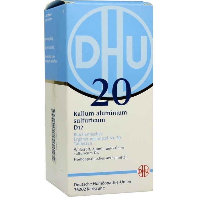 BIOCHEMIE DHU 20 Kalium alum.sulfur.D 12 Tabletten 420 St