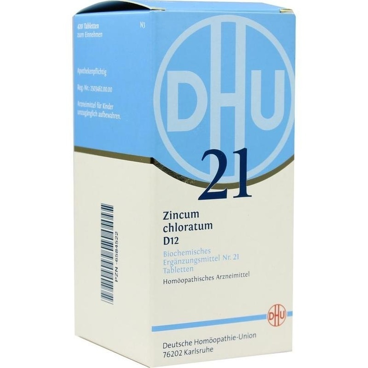 BIOCHEMIE DHU 21 Zincum chloratum D 12 Tabletten 420 St