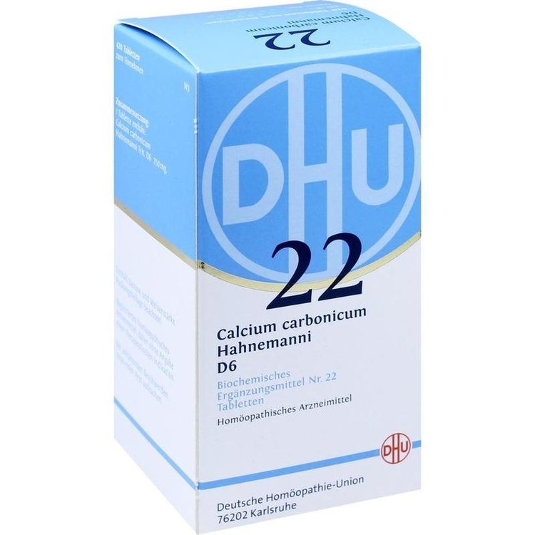 BIOCHEMIE DHU 22 Calcium carbonicum D 6 Tabletten 420 St