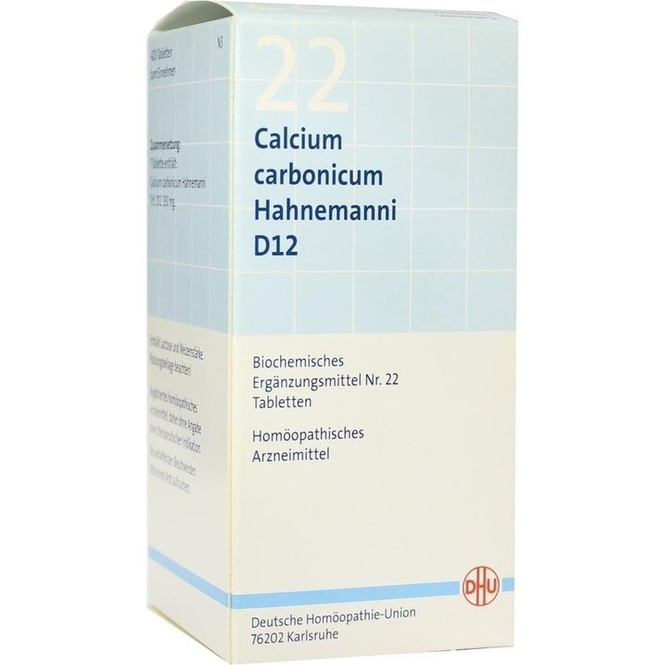 BIOCHEMIE DHU 22 Calcium carbonicum D 12 Tabletten 420 St