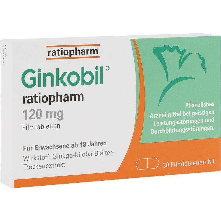 GINKOBIL-ratiopharm 120 mg Filmtabletten 30 St