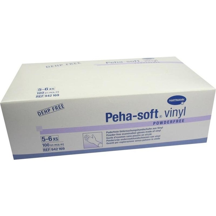 PEHA-SOFT Vinyl Unt.Handschuhe unste.puderfrei XS 100 St