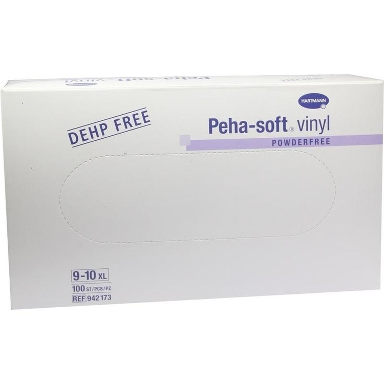 PEHA-SOFT Vinyl Unt.Handschuhe unste.puderfrei XL 100 St