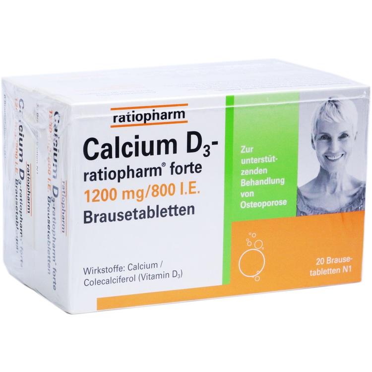 CALCIUM D3-ratiopharm forte Brausetabletten 40 St