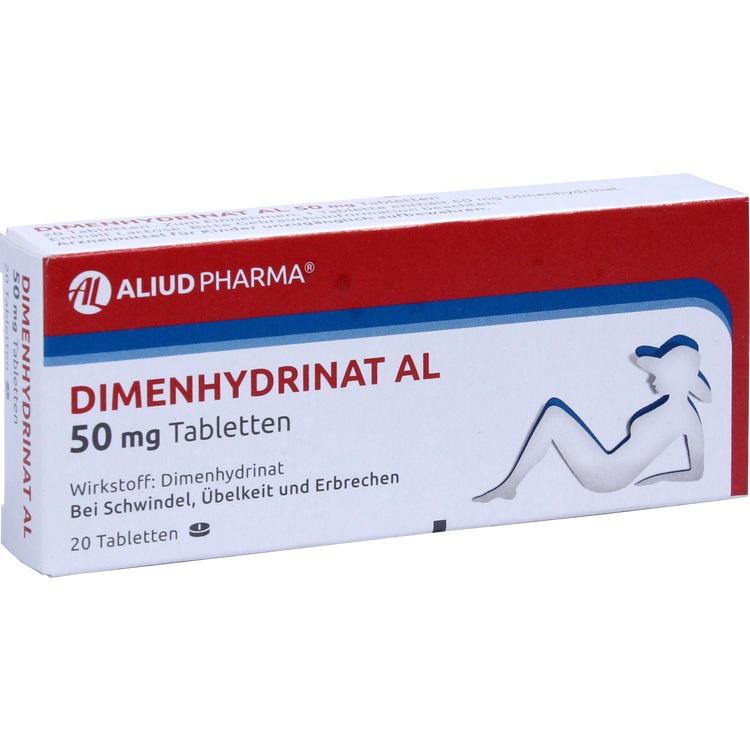 DIMENHYDRINAT AL 50 mg Tabletten 20 St