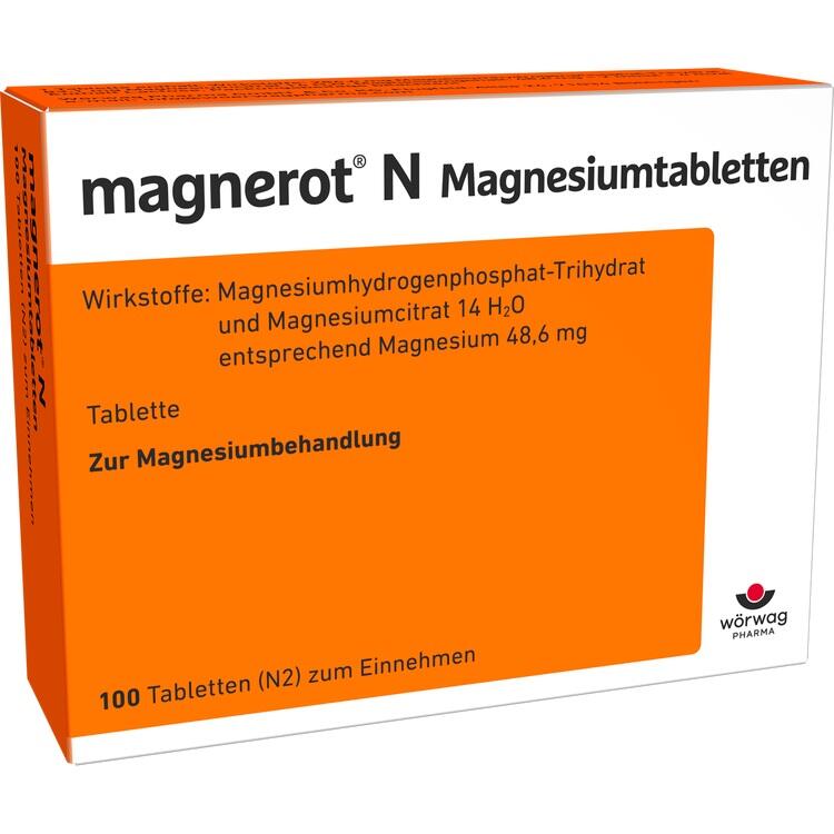 MAGNEROT N Magnesiumtabletten 100 St