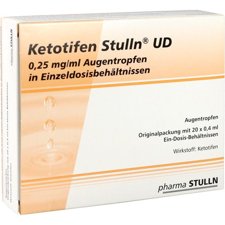 KETOTIFEN Stulln UD Augentropfen Einzeldosispip. 20X0.4 ml